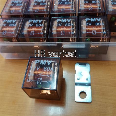 Jual Relay Kaki Pmv Volt A Indikator Led Relay Klakson Alarm