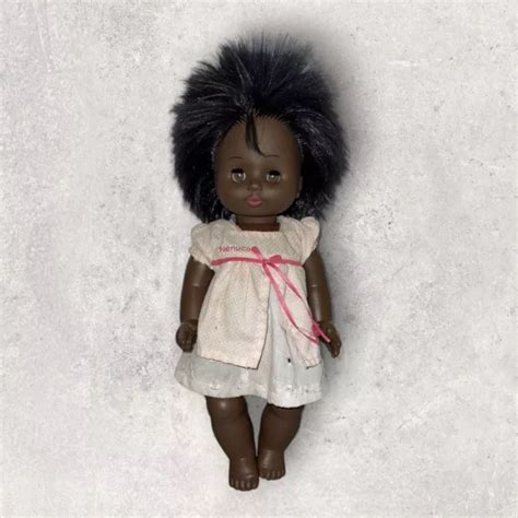 Poup E Noire Ancienne Afro Vintage Yeux Dormeurs Style Kenner Raynal