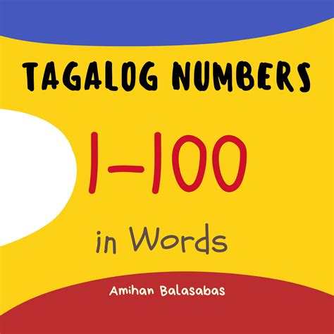 Bilang 1 100 Tagalog Numbers Laminated Educational Wall Charts A4 Size ...