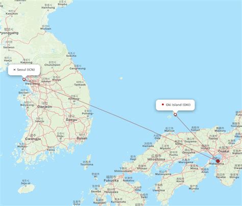 Flights From Seoul To Oki Island ICN To OKI Flight Routes