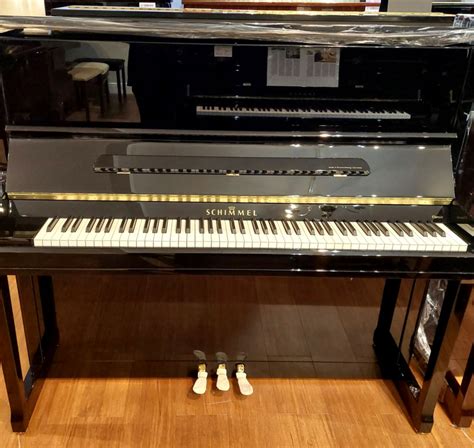 Schimmel C126T Upright Piano In Black Polyester