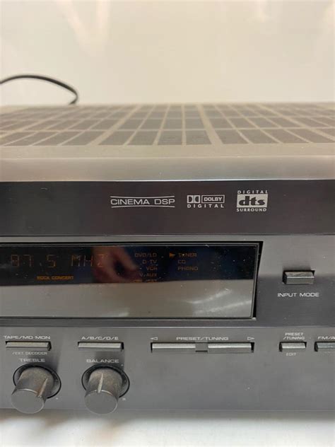 Yamaha Rx V Natural Sound Av Stereo Receiver With Manual Remote