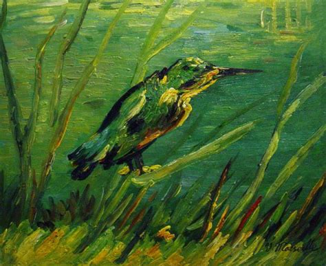 The Kingfisher Painting By Vincent Van Gogh Reproduction