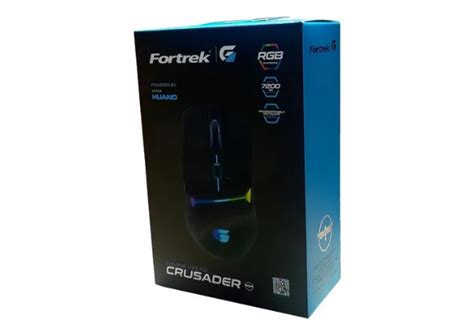 Mouse Gamer Fortrek Preto Rgb Dpi Crusader Francavirtual