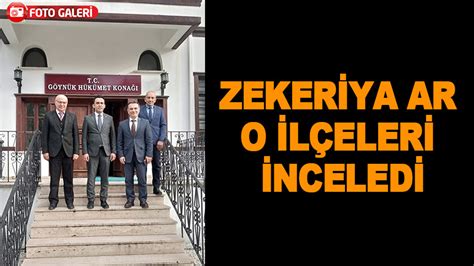 İl Müdürü Zekeriya Ar Mudurnu Göynük İlçelerinde İncelemelerde Bulundu