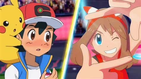 Pokemon Battle Ash Vs May Youtube