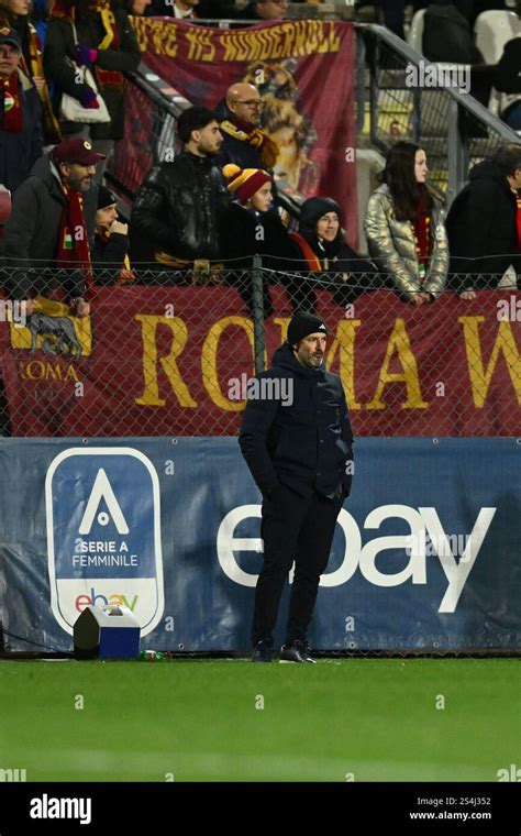 Alessandro Spugna Coach Of A S Roma Femminile During The Th Day Of