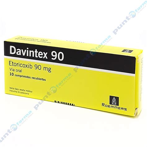 Davintex 90 Etoricoxib 90 Mg Cont 10 Comprimidos Recubiertos Punto