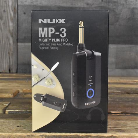 NUX MP-3 Mighty Plug Pro Guitar/Bass Headphone Amp - 885947104680
