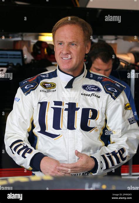 Nascar Driver Rusty Wallace During Speed Weeks At The Daytona