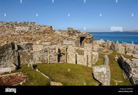 The Broch of Gurness Orkney Islands Stock Photo - Alamy