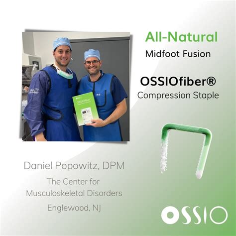ossio  linkedin footandanklesurgery biointegration innovation