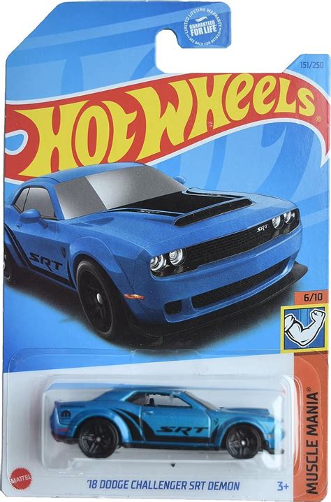 Amazon Hot Wheels 18 Dodge Challenger SRT Demon Muscle Mania 6