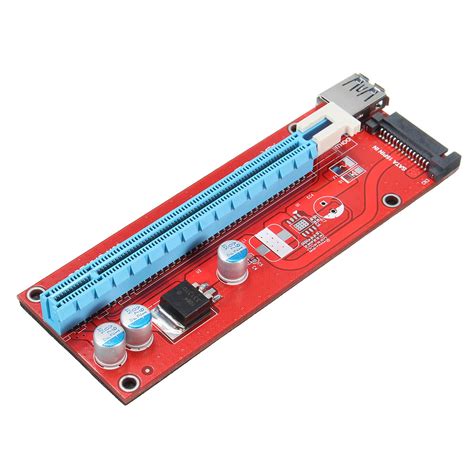 Pce164p N03 Ver006c Pci E Extension Board Pci E 1x To 16x Sata Extender Riser Board With Usb Cable