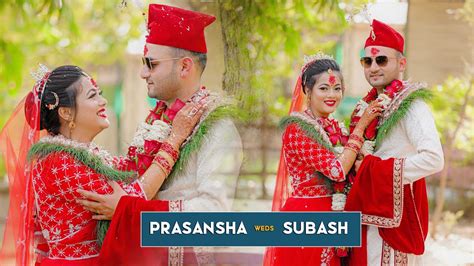 PRASANSHA WEDS SUBASH NEPALI FULL EDDING FILM 2079 11 10 YouTube