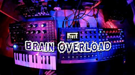 Brain Overload Freestyle Techno Live Set Elektron Digitakt Moog