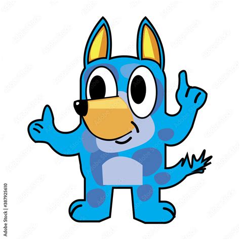 Bluey The Dog Cartoon