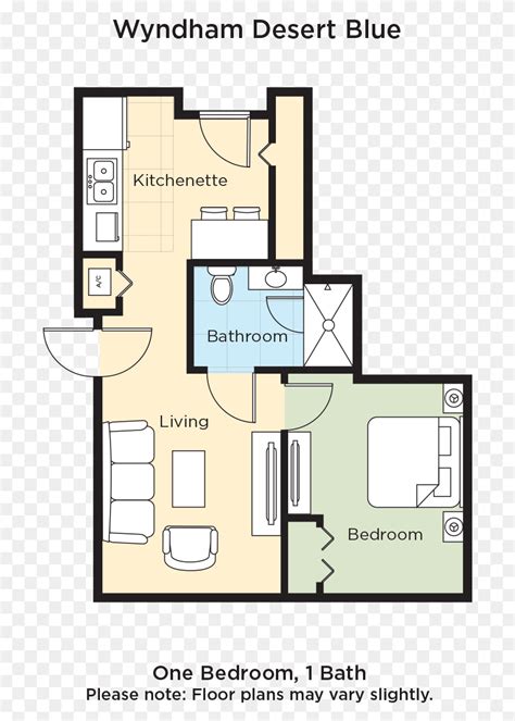 Wyndham Blue Vegas Studio, Floor Plan, Diagram, Plan HD PNG Download ...