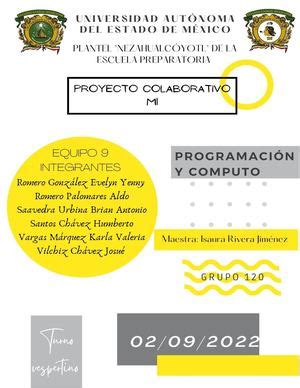 Calam O Proyecto Colaborativo M