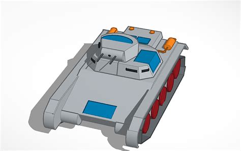 3d Design Light Tank Mk2 Panzer 1 Tinkercad