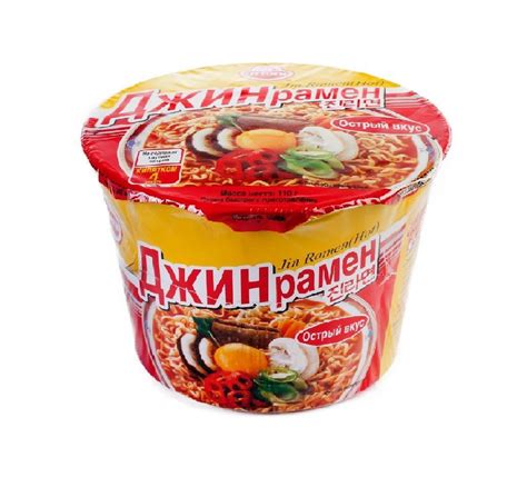 Лапша быстрого приготовления Джин рамён острый Оттоги, 110г. — купить в ...