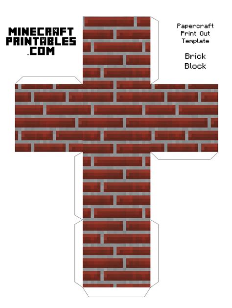 Printable Minecraft Papercraft Blocks