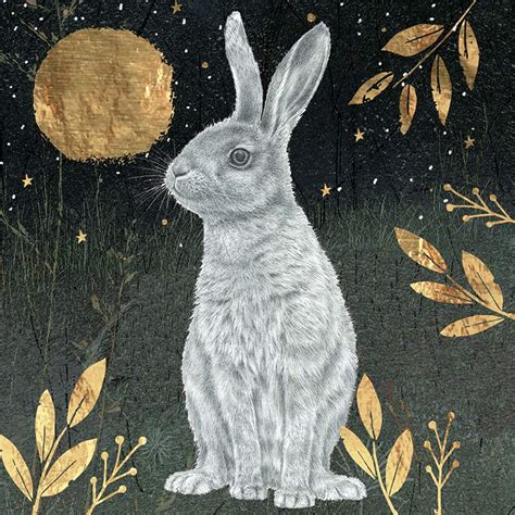 Solve Seasonal Art Autumn Fall Hare Harvest Moon