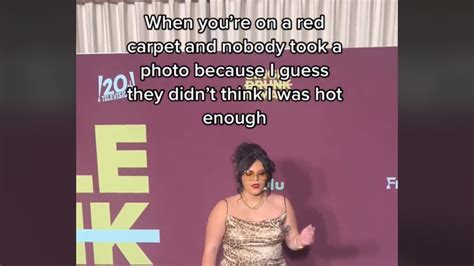 TikToker Claims Red Carpet Photographers Ignored Her For Not Being Hot Enough