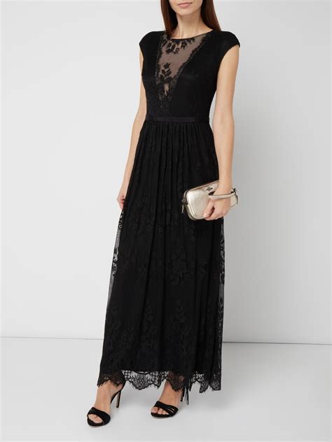 Lauren Ralph Lauren Abendkleid Aus Floraler Spitze Black Online Kaufen