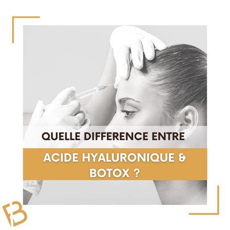 Quelle Est La Diff Rence Entre La Toxine Botulique Botox Et Lacide