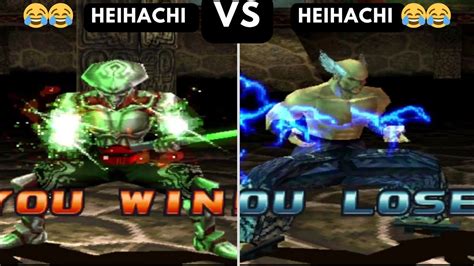 Tekken 3 Yoshimitsu Playing With Heihachi Mishima Moves YouTube