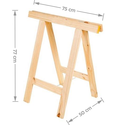 Cavalete De Madeira Para Mesa X