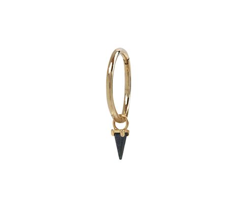 Maria Tash Black Moissanite Spike Charm Dangle Only