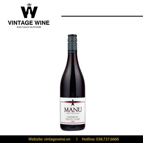 Rượu vang New Zealand Manu Marlborough Pinot Noir Vintage Wine