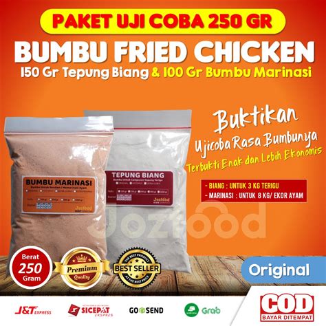 Jual Tepung Biang Fried Chicken Bumbu Inti Chicken Geprek Tepung Ala