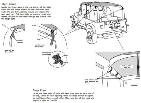 How To Install A Bestop Black Diamond Safari Bikini Top On Your 1992