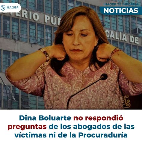 Dina Boluarte No Respondi Preguntas De Los Abogados De Las V Ctimas Ni