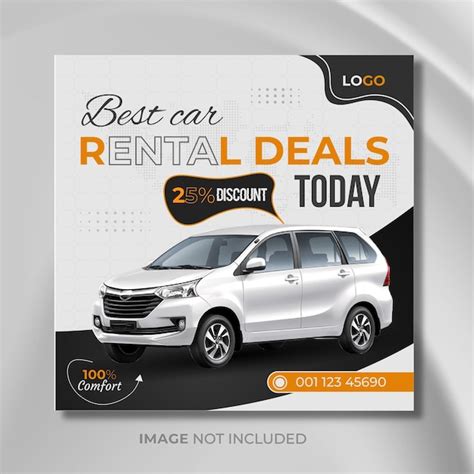 Premium Vector Modern Car Rental Facebook Or Instagram Social Media