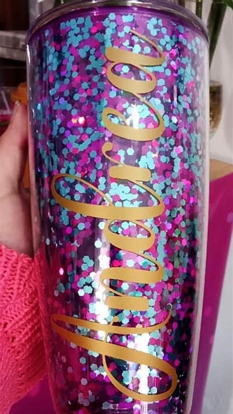 Vasos Glitter Personalizados Con Nombre Regalos Personalizados