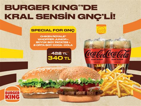 GnÇ Fırsatları Burger Kingde Kral Sensin GnÇ Kuzey Kıbrıs Turkcell