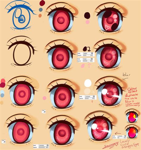 Step By Step - Cute Manga Eye Tut by Saviroosje on DeviantArt