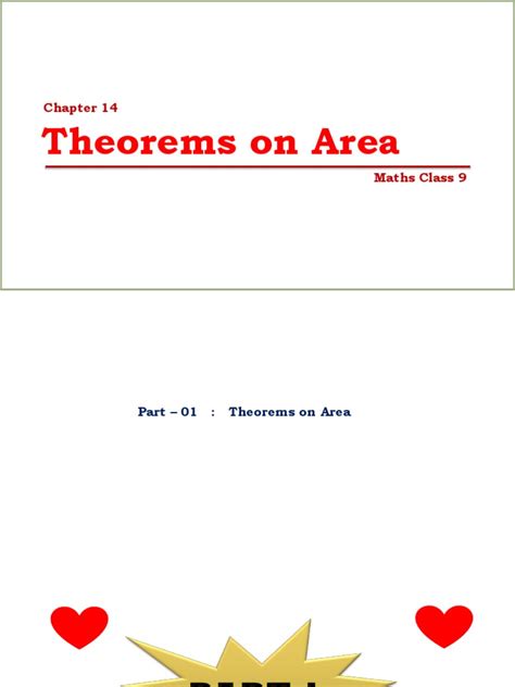 theorems  area class sheet  rectangle area