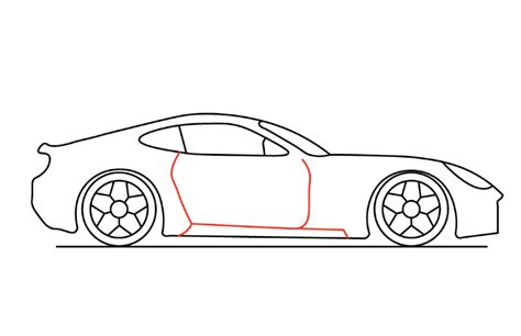 How To Draw A Sports Car