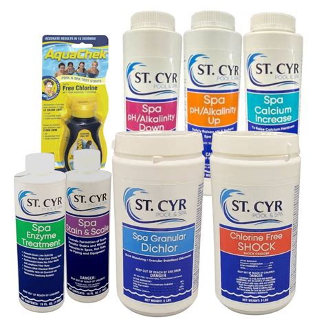 Premium Complete Spa Chemical Kit St Cyr Pool And Spa