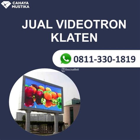 Toko Videotron Indoor Per Meter Di Klaten Tribun Jualbeli