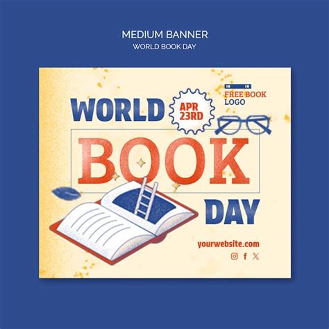 Free Psd World Book Day Celebration Banner Template