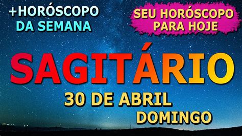 🌟𝐈𝐧𝐜𝐫í𝐯𝐞𝐥 𝐔𝐦 𝐌𝐢𝐥𝐚𝐠𝐫𝐞 𝐀𝐜𝐨𝐧𝐭𝐞𝐜𝐞🙌horoscopo Do Dia De Hoje Sagitário♐30 De Abril 2023 Tarô Sagitário