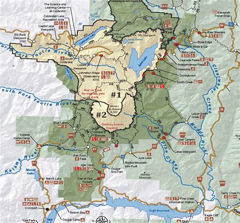 Mt St Helens Washington Map Gretel Hildagarde