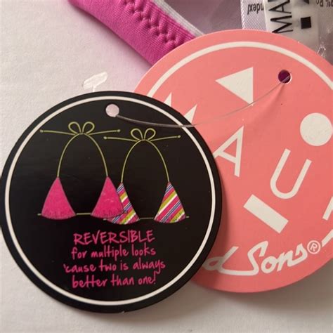 Maui And Sons Swim Maui And Sons Reversible Bikini Set Poshmark