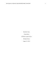 Module 6 Labs Questions Final Docx Running Head MODULE 6 LABS